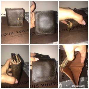 💯%Authentic Louis Vuitton ZIP Around Small wallet